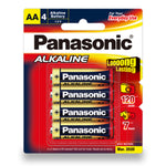 Panasonic AA Alkaline Battery 4 Pack