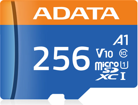 ADATA Premier microSDXC UHS-I A1 V10 Card 256GB Bulk