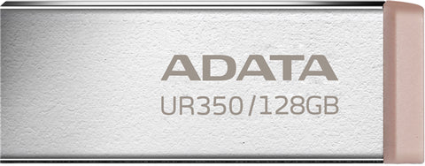 ADATA UR350 USB3.2 128GB Flash Drive Nickel/Black