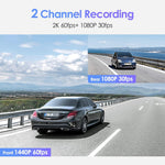 Viofo Dashcam 2 K A129 Plus Duo Camera Wifi + Gps