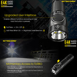 Nitecore E4 K 4400 Lumen Edc Flashlight