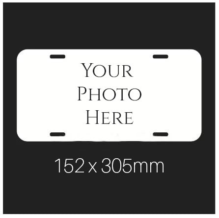 6"x12" Sublimation Blank Metal Car Number Plate