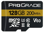 Prograde Digital Micro Sdxc Gold Uhs Ii 128 Gb R250 Mb/S W130 Mb/S V60