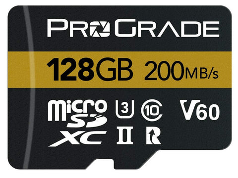 Prograde Digital Micro Sdxc Gold Uhs Ii 128 Gb R250 Mb/S W130 Mb/S V60