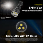 Nitecore Tm9 K Pro 9900 Lumen Usb C Rechargeable Flashlight