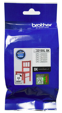 Brother LC3319XLBK Black High Yield Ink Cartridge