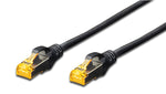 Digitus S-FTP CAT6A Patch Lead - 0.5M Black