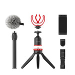 BOYA VLOGGING KIT 1 INCL. MINI TRIPOD BY-MM1 COLD SHOE MOUNT