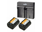 JUPIO KIT 2X NP-FZ100 2040MAH + USB DUAL CHARGER