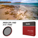 Haida Pro Ii C Pol + Variable Nd Filter 3 7 Stop 77 Mm