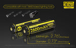 Nitecore Li Ion Usb Rechargeable Battery 18650 (2600m Ah)