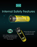 Nitecore Li Ion Rechargeable 18650 Battery 3600 Mah 3.6 V