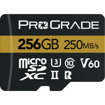 Prograde Digital Micro Sdxc Gold Uhs Ii 256 Gb R250 Mb/S W130 Mb/S V60