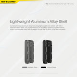 Nitecore 700 Lumen Rechargeable Keychain Flashlight Black